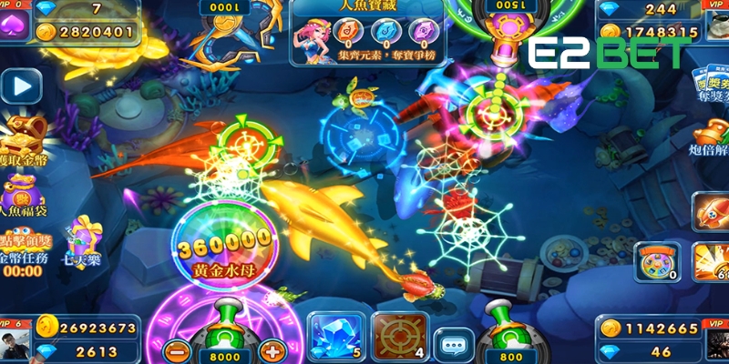 Lựa chọn Bắn Cá E2BET để có trải nghiệm đỉnh cao